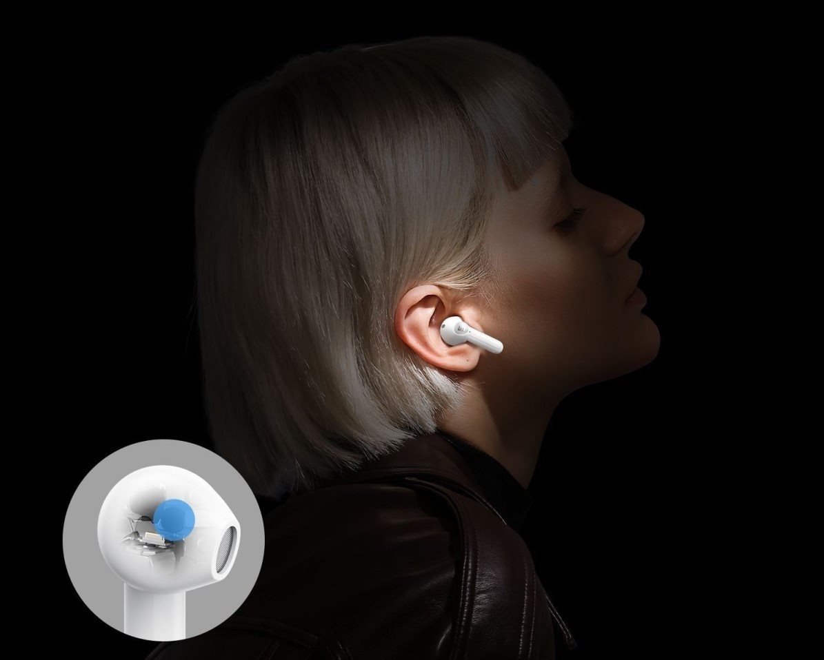 Soundpeats Air3 White vezeték nélküli fülhallgató