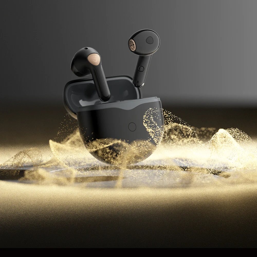 Soundpeats Air4 Black vezeték nélküli fülhallgató