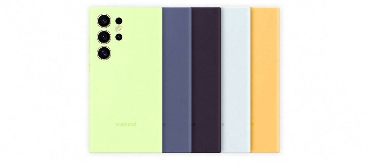 Eredeti Samsung Galaxy S24 Ultra Dark Violet szilikon tok