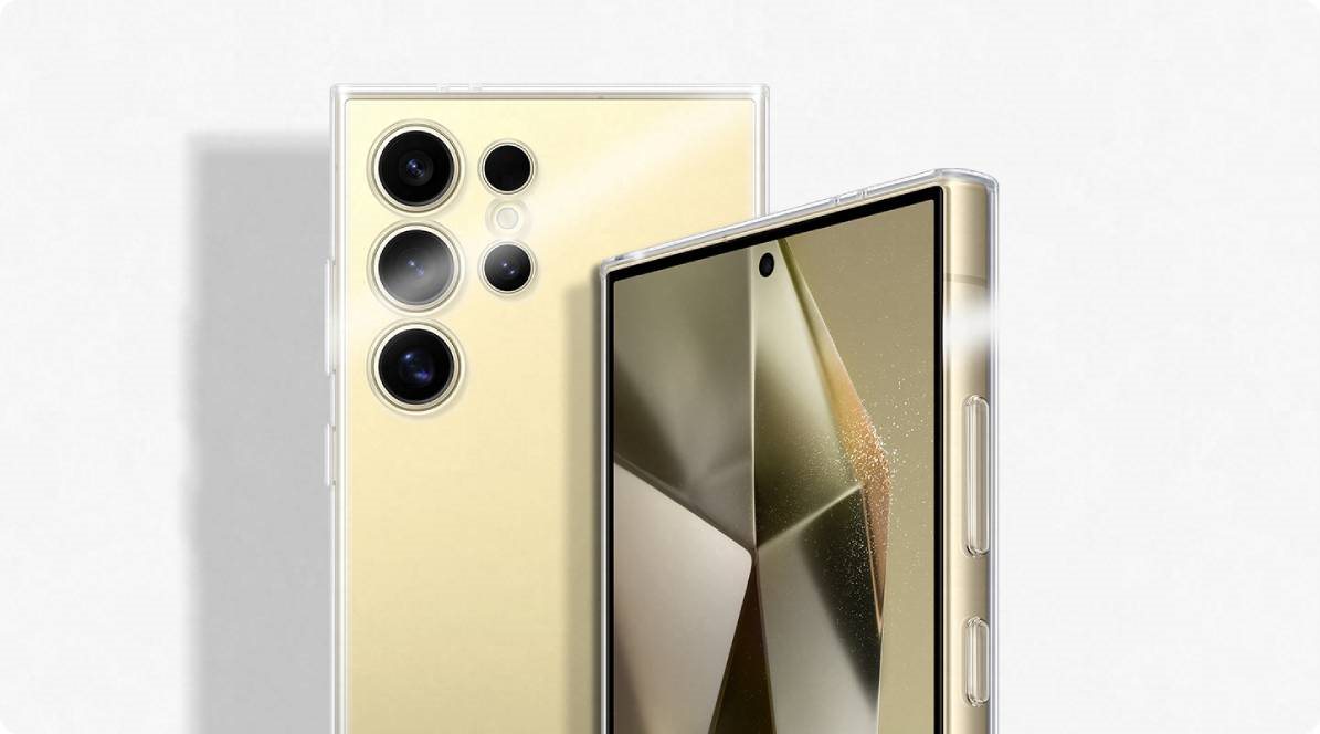 Eredeti Samsung Galaxy S24 Ultra átlátszó tok