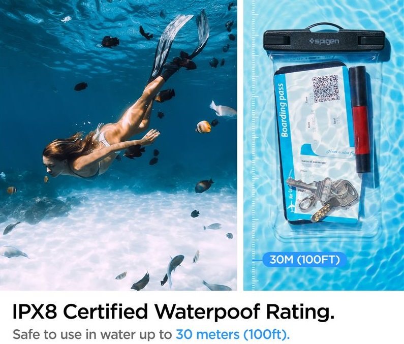 Spigen A601 Waterproof Phone Case telefon tok