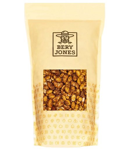 Diófélék Bery Jones kesudió és földimogyoró mix - méz és tengeri só, 500g