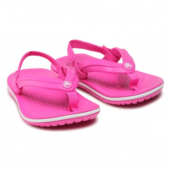 Crocband Strap Flip Kids Candy Pink