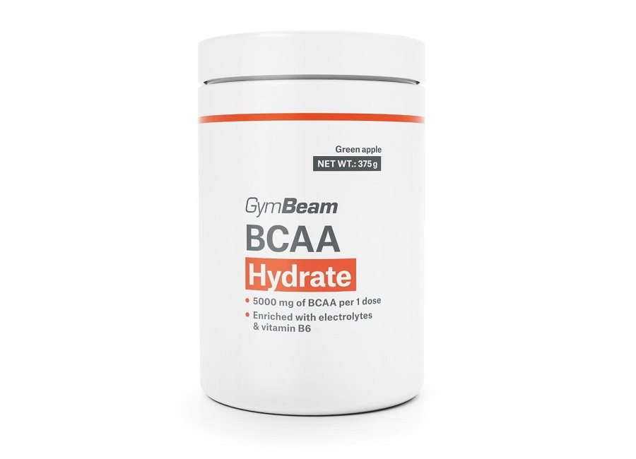 GymBeam BCAA Hydrate 375 g, zöld alma
