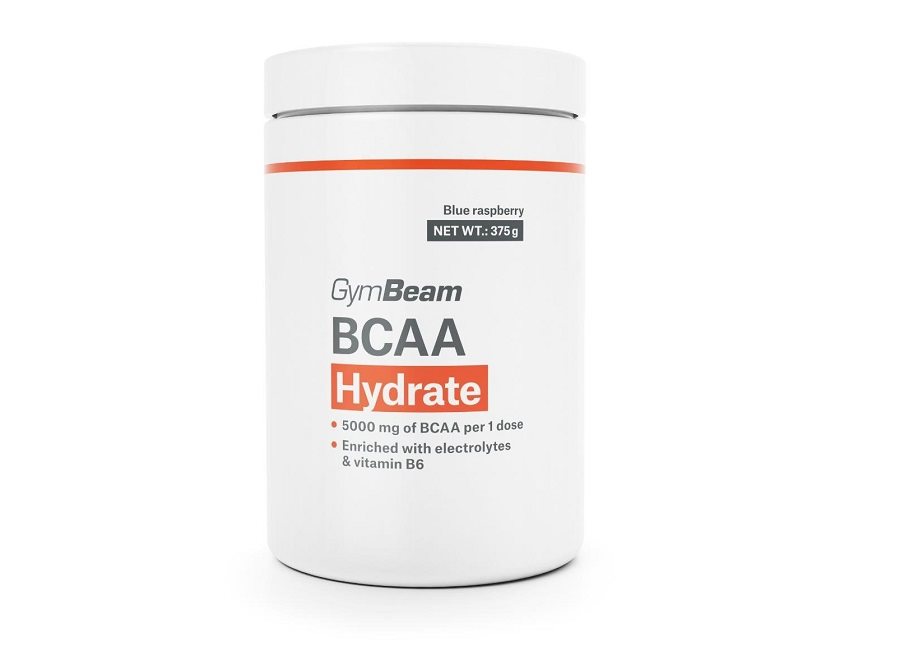 GymBeam BCAA Hydrate 375 g, kék málna