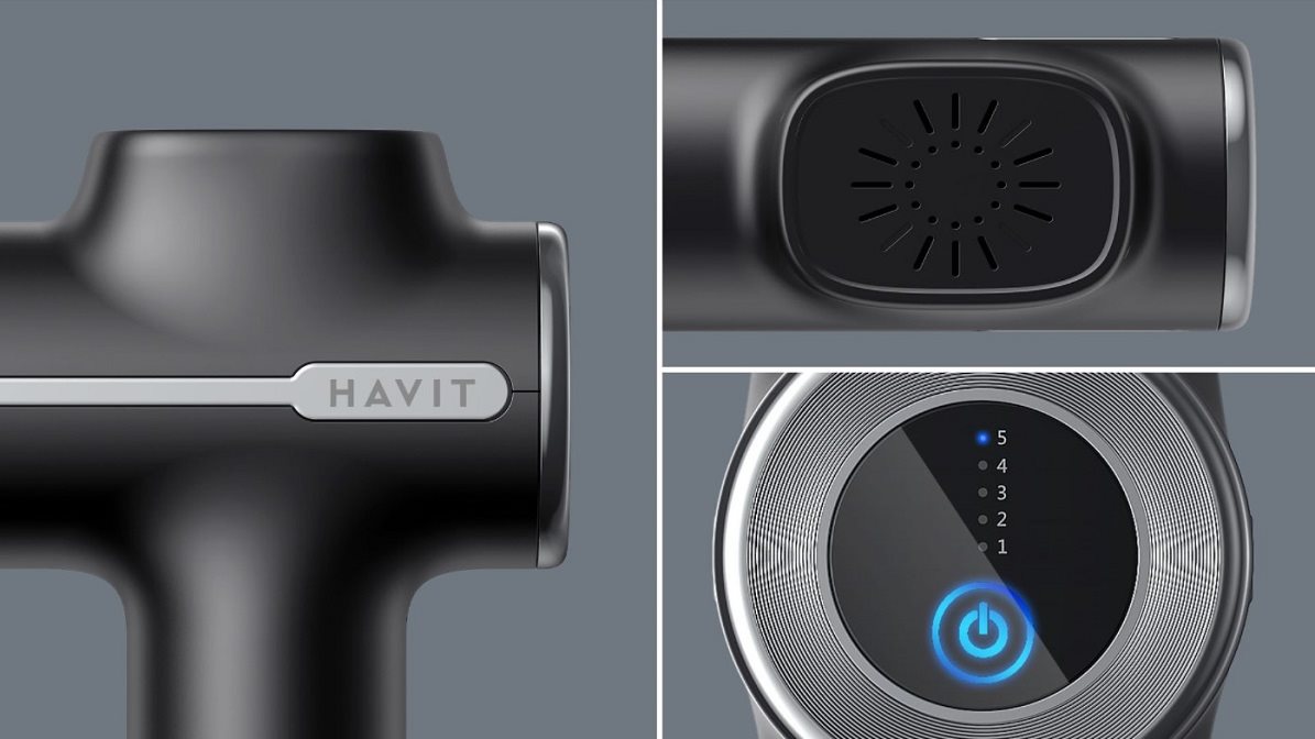 Havit portable massage gun masszázspisztoly