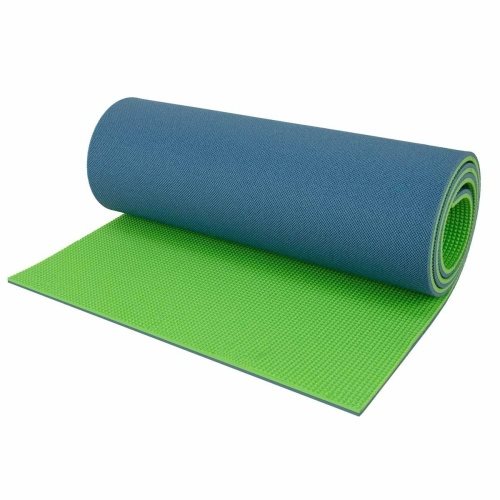Campgo derékalj, 180x50x1,0 cm, kétrétegű, PE, zöld-kék