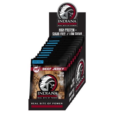 Indiana Jerky Beef kevesebb só Indiana Jerky Beef kevesebb só