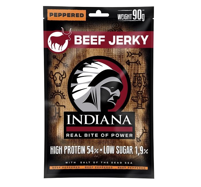 Indiana Jerky Peppered marhahús 90 g