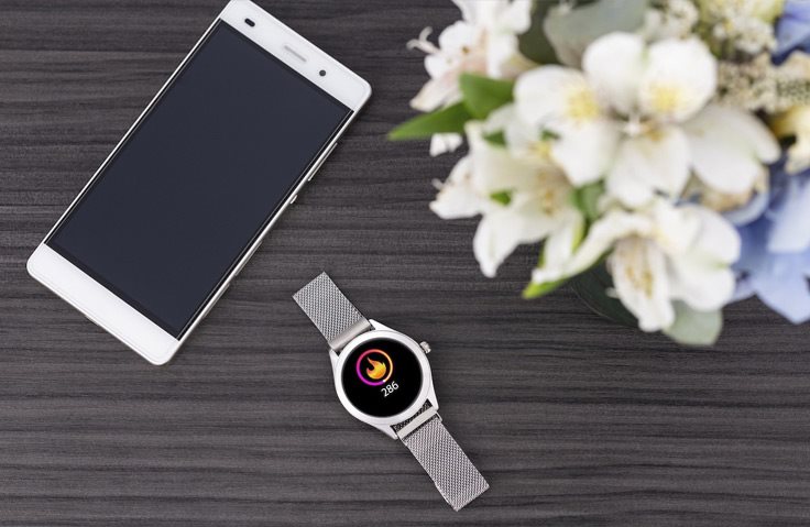 Mobilértesítések fogadása Armodd Candywatch Silver női okos karóra