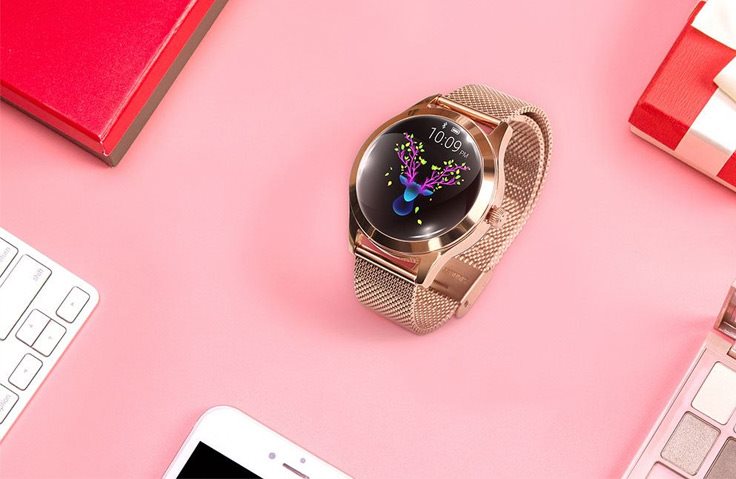 Vízálló design Armodd Candywatch Silver női okos karóra