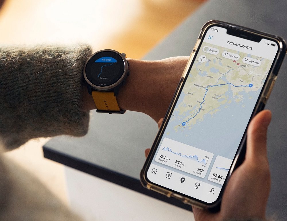 Suunto 5 Peak okosóra Ochre