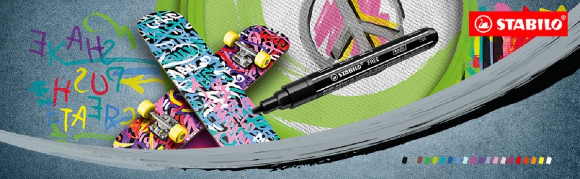 Marker STABILO FREE akril T800C