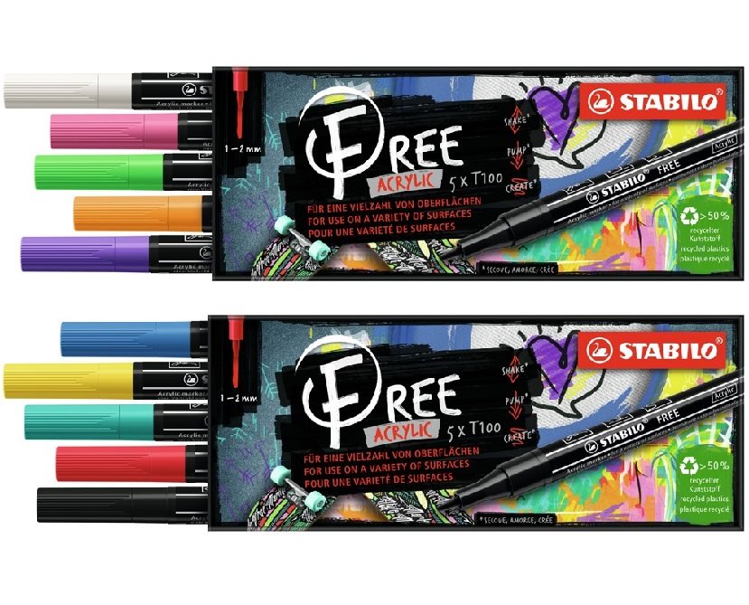 STABILO FREE Acrylic T100 rostirón