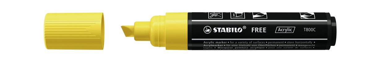 Marker STABILO FREE akril T800C