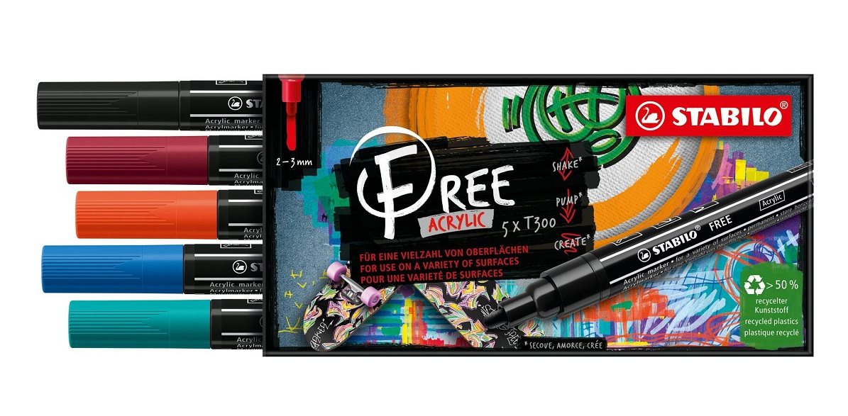 STABILO FREE Acrylic T300 marker STABILO FREE Acrylic T300 mrker