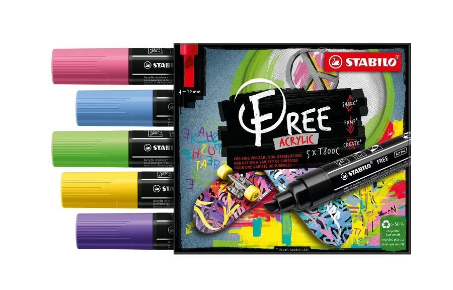 STABILO FREE Acrylic T800C marker
