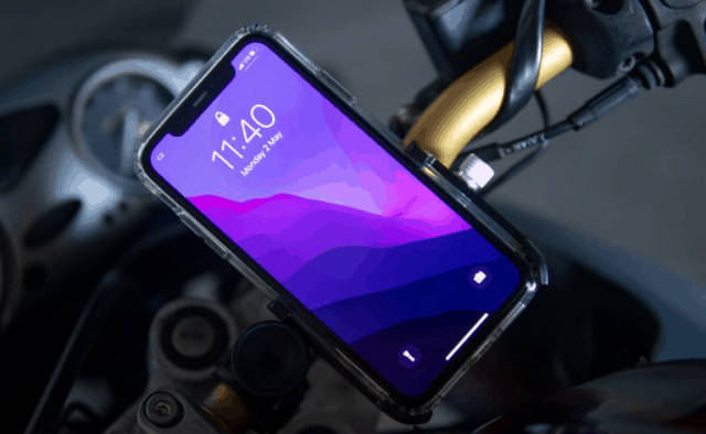 Mobiltelefon tartó motorkerékpárra vagy kerékpárra Swissten BM1