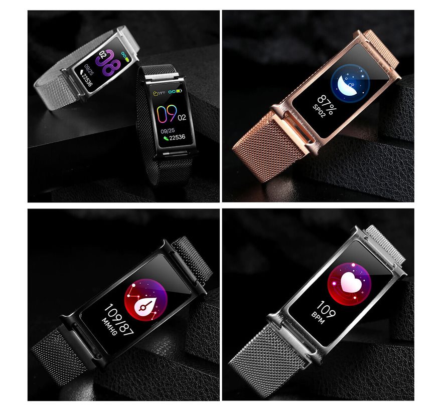 Smartomat Silentband 2 arany okos fitnesz karkötő