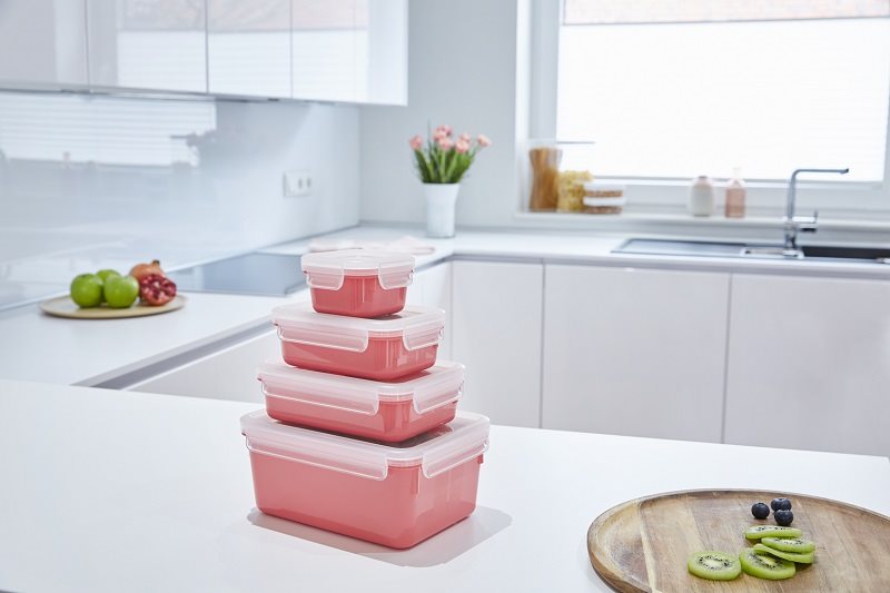 Tefal Master Seal Color tárolóedény, rózsaszín N1012610 0.8 l