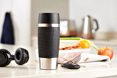 Tefal utazó bögre 0.36l TRAVEL MUG fekete/acél thermo bögre 