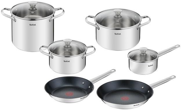 Tefal rozsdamentes acél edénykészlet 10 db Cook Eat B922SA55
