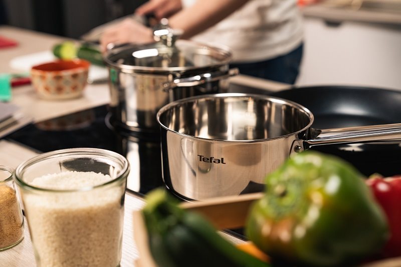 Tefal rozsdamentes acél edénykészlet 10 db Cook Eat B922SA55