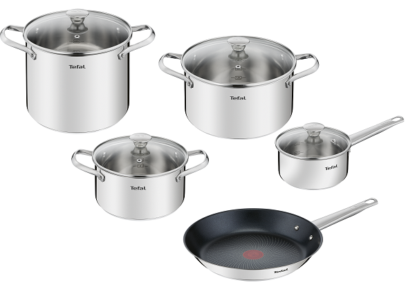 Tefal Cook Eat B922S955 rozsdamentes acél edénykészlet 9 db