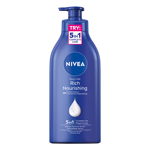 NIVEA Body Milk Nourishing Testápoló 625 ml 