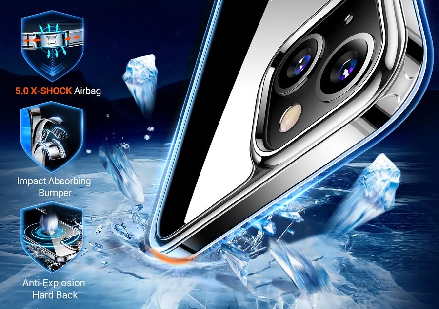 Torras Diamond telefontok iPhone 13 számára, Clear