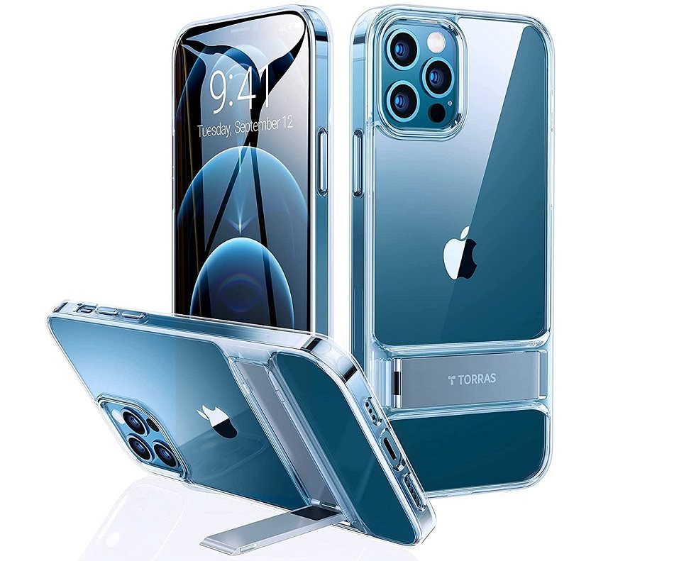 Torras MoonClimber telefontok iPhone 12/12 Pro számára, Clear