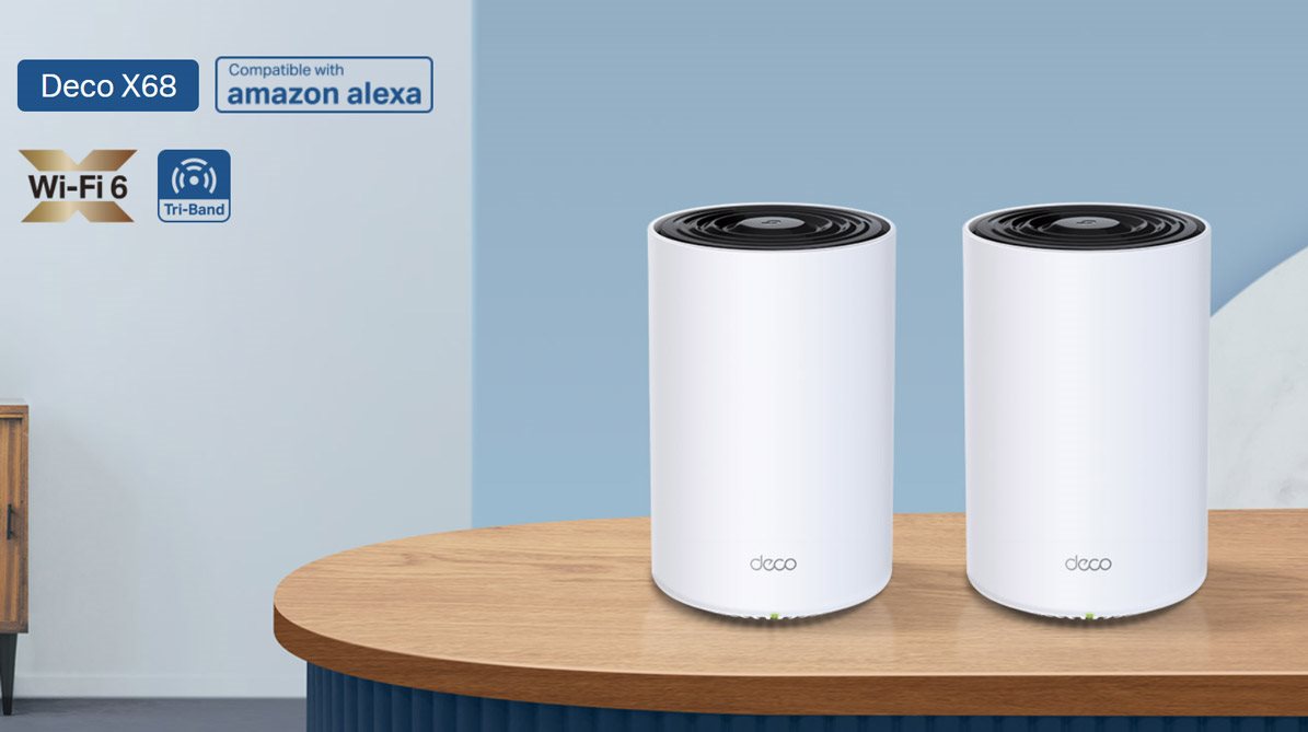 TP-Link Deco X68 (2-pack) WiFi rendszer