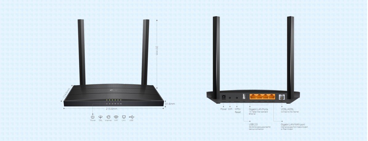 TP-LINK Archer VR400 v3 TP-LINK Archer VR400 v3