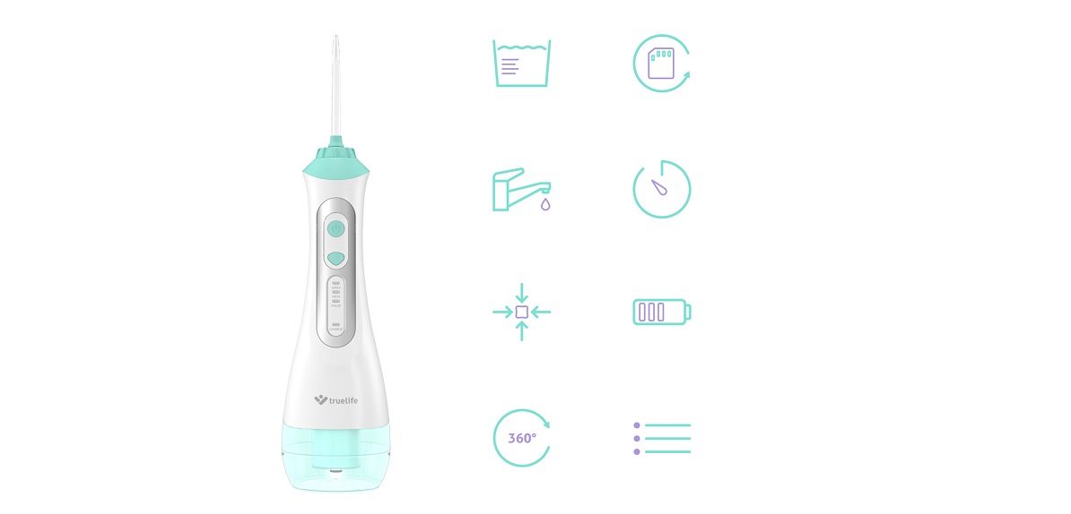 Elektromos szájzuhany TrueLife AquaFloss Lite Elektromos szájzuhany TrueLife AquaFloss Lite