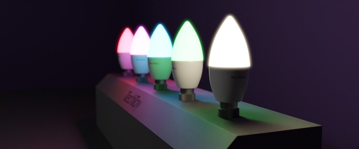 TechToy Smart Bulb RGB 6W E14 ZigBee LED izzó 