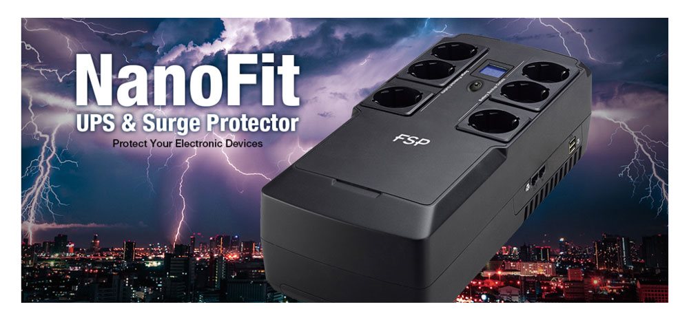 FSP Fortron NanoFit 800 (Schuko) szünetmentes tápegység