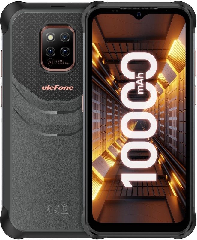 UleFone Power Armor 14 Pro 8GB/128GB mobiltelefon, fekete