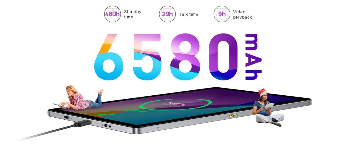 UleFone Tab 8 tablet, szürke 