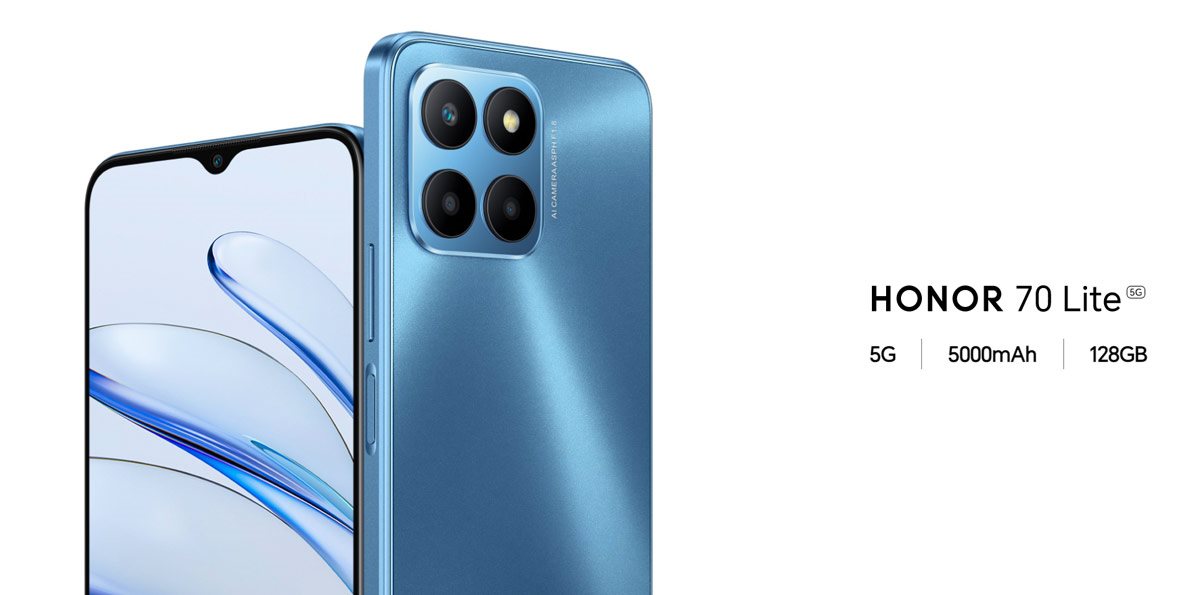 Honor 70 Lite 5G 128 GB okostelefon