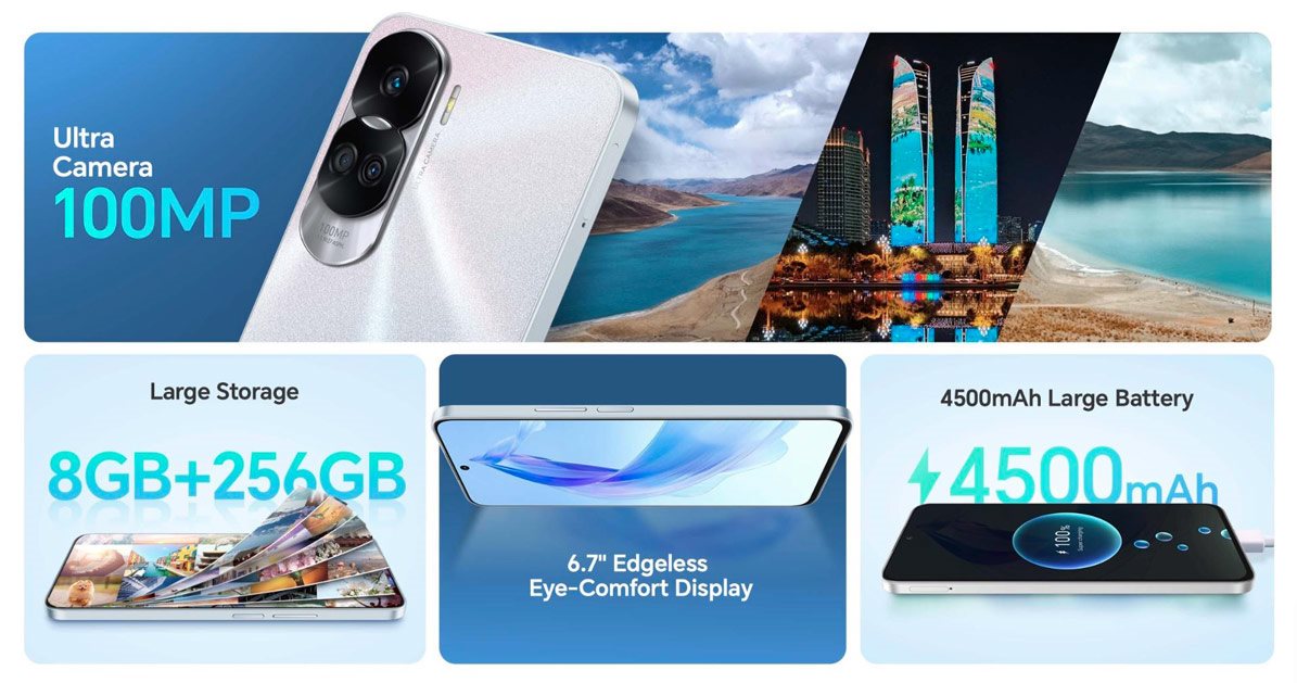 HONOR 90 Lite 5G mobiltelefon