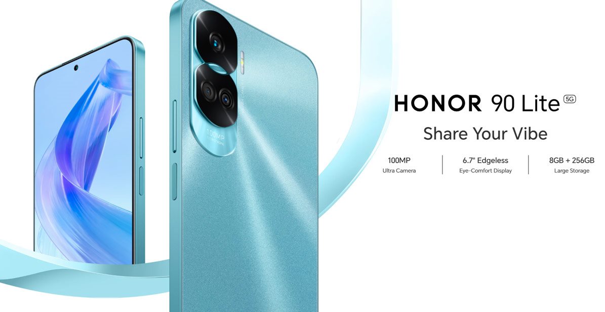 HONOR 90 Lite 5G mobiltelefon