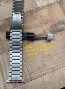 Uniq Strova Apple Watch 44/42MM acél óraszíj