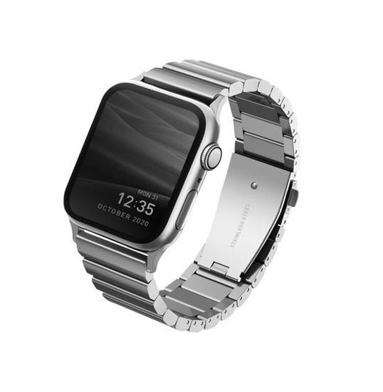 UUniq Strova Apple Watch 44/42MM acél óraszíj
