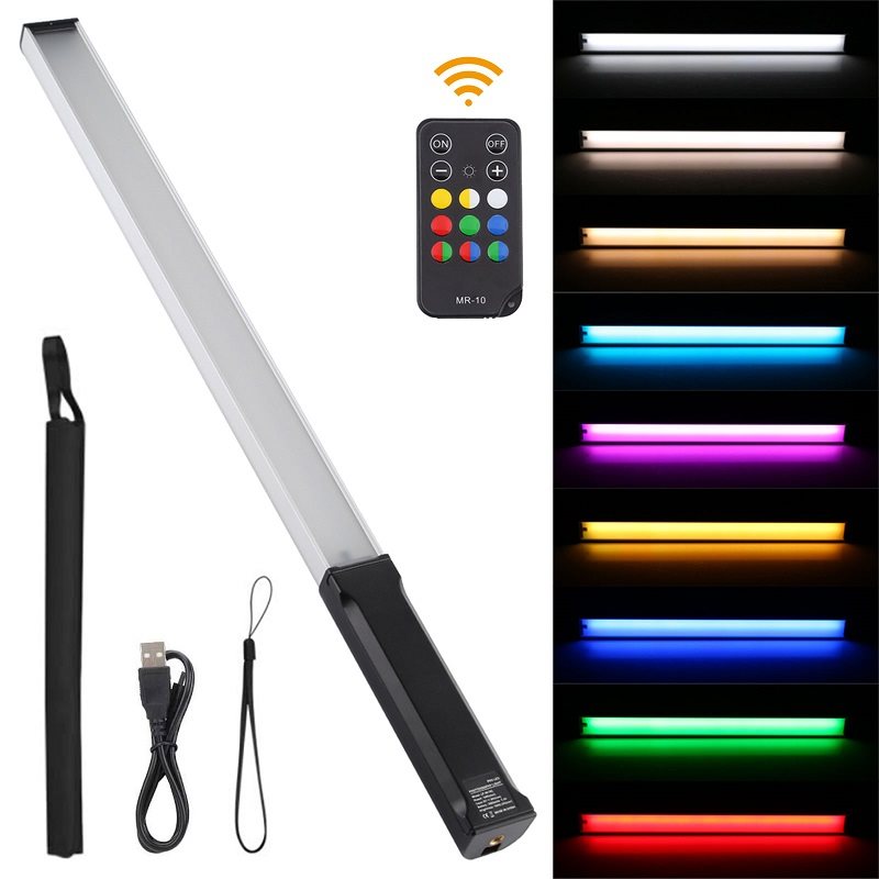 USKEYVISION RGB-Video-Lichtstab 3200-5600K LED