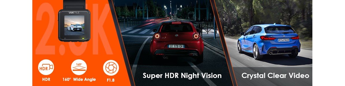 Vantrue E1 autós kamera