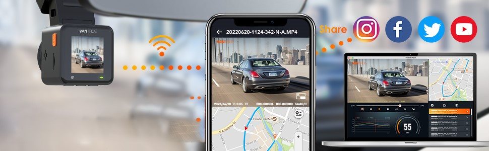 Vantrue E1 autós kamera