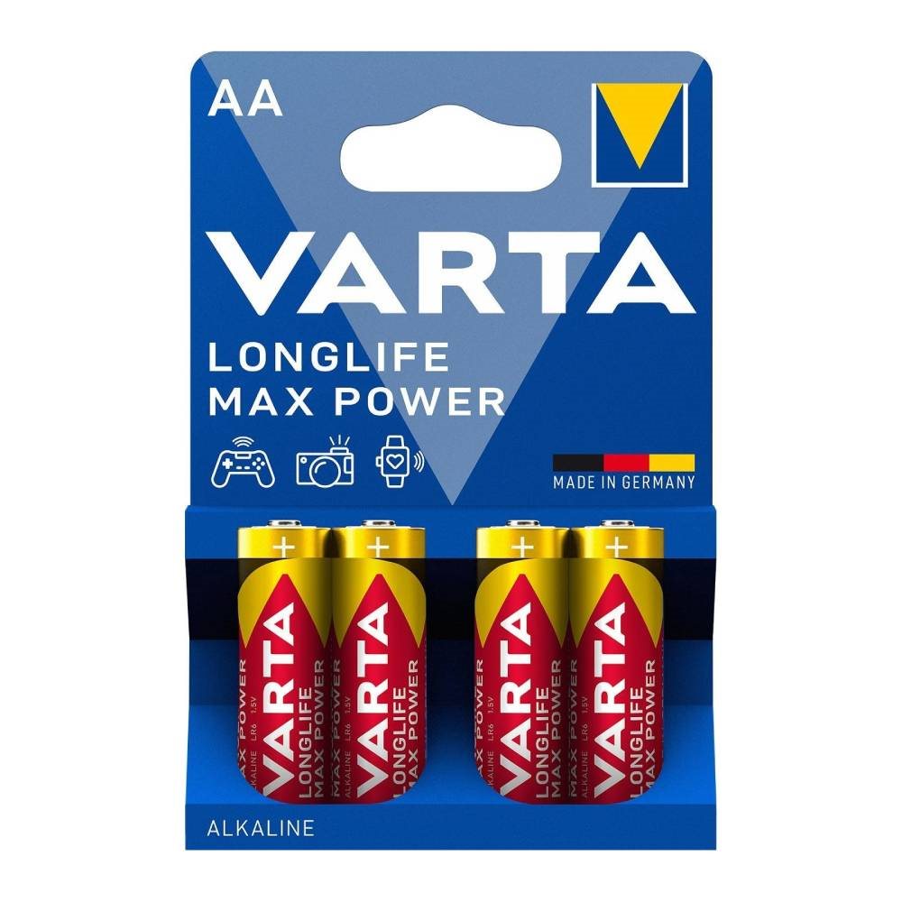 VARTA Longlife Max Power AA egyszer használatos lúgos elem  