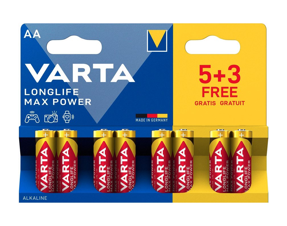 VARTA Longlife Max Power AAA egyszer használatos elemek