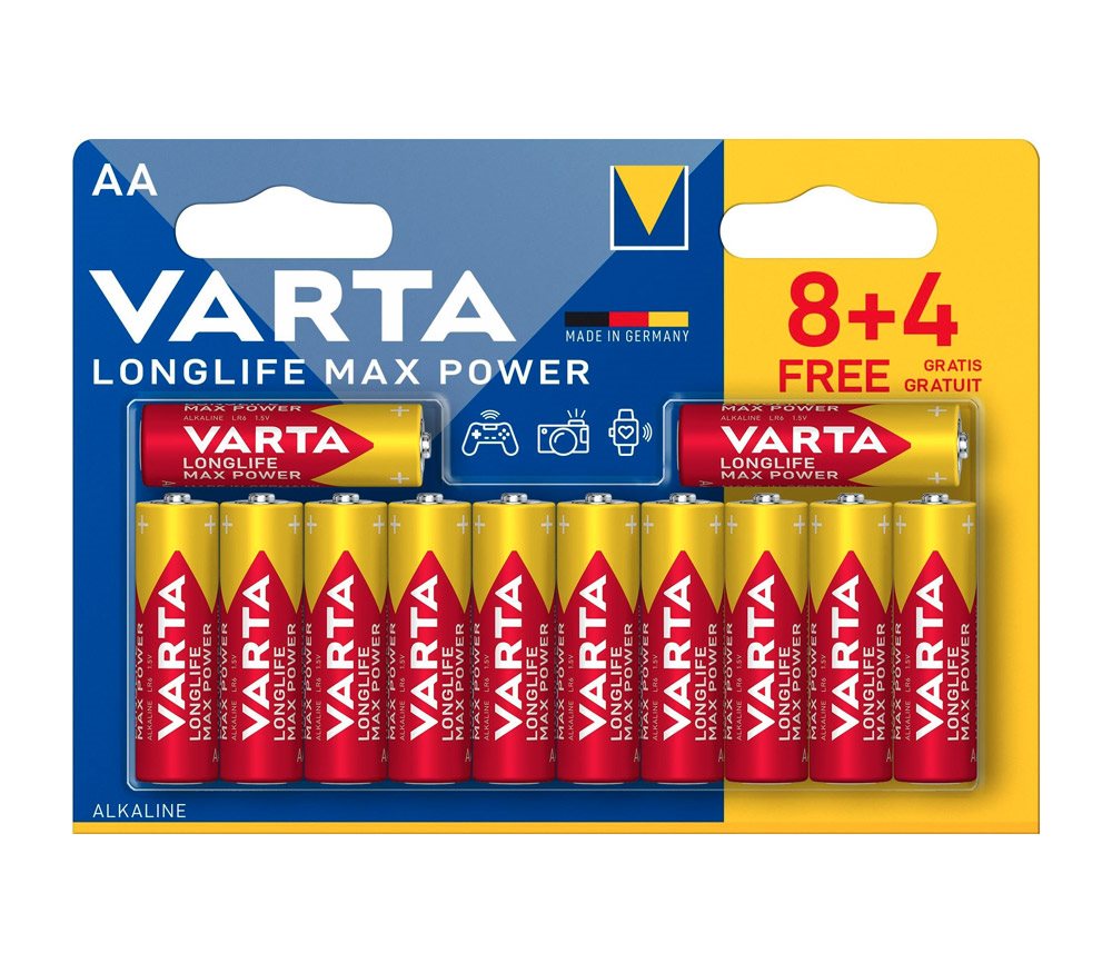 VARTA Longlife Max Power AA eldobható alkáli elem