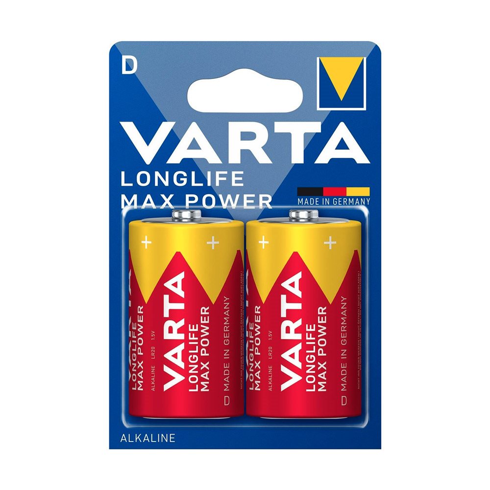 VARTA Longlife Max Power D egyszer használatos akkumulátorok